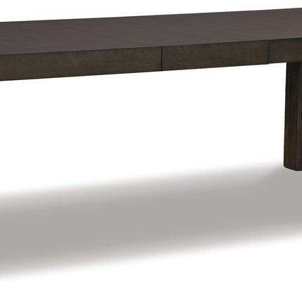 Hyndell - Dark Brown - Rectangular Dining Room Extension Table Signature Design by Ashley® 