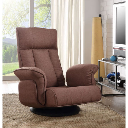 Phemie - Youth Game Chair - Chocolate Fabric ACME 