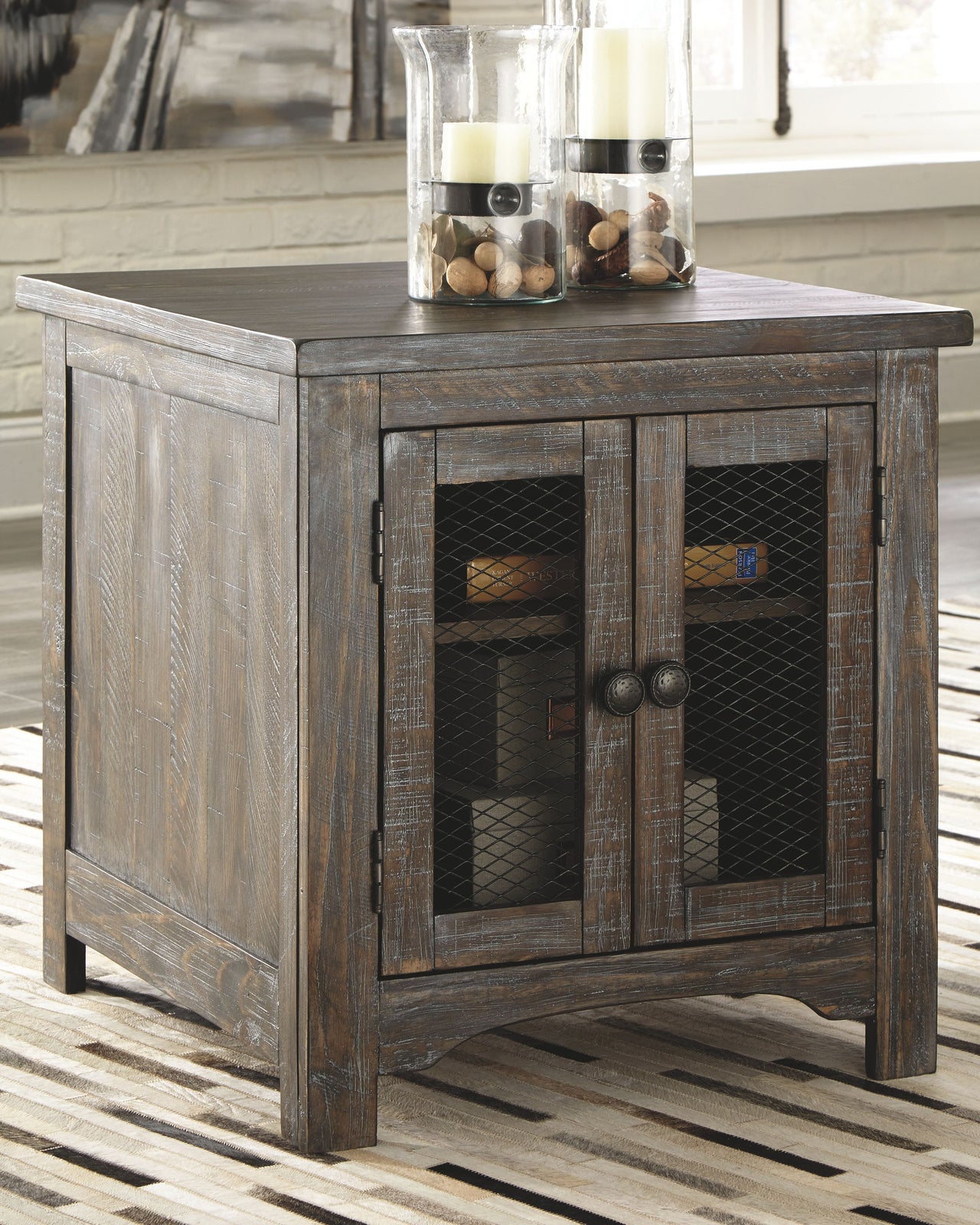 Danell - Brown - Rectangular End Table - Tony's Home Furnishings