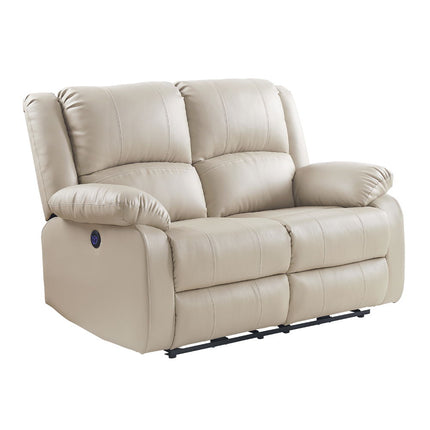 Zuriel - Power Motion Loveseat With USB - Beige ACME 