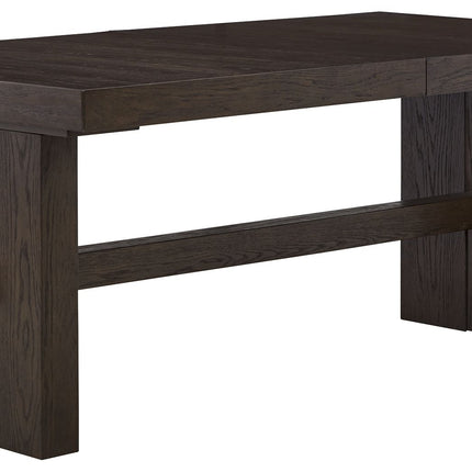 Burkhaus - Dark Brown - Rectangular Dining Room Extension Table Signature Design by Ashley® 