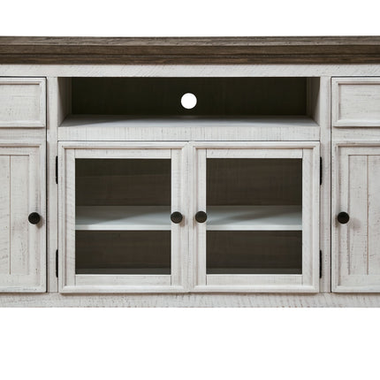 Havalance - Brown / Beige - Extra Large TV Stand - 4 Doors Signature Design by Ashley® 