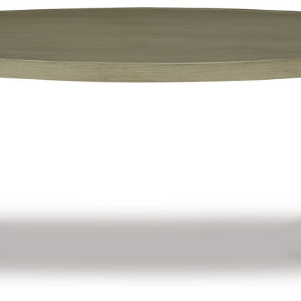 Swiss Valley - Beige - Oval Cocktail Table Signature Design by Ashley® 