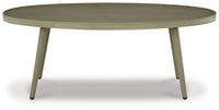 Thumbnail for Swiss Valley - Beige - Oval Cocktail Table - Tony's Home Furnishings