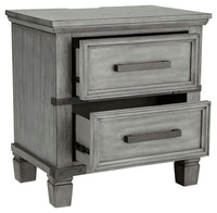 Thumbnail for Russelyn - Gray - Two Drawer Night Stand