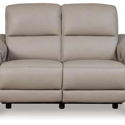 Mercomatic - Power Reclining Loveseat With Adj Headrest Signature Design by Ashley® 