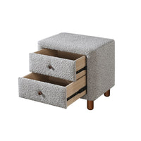 Cleo - Nightstand - Gray Boucle ACME 