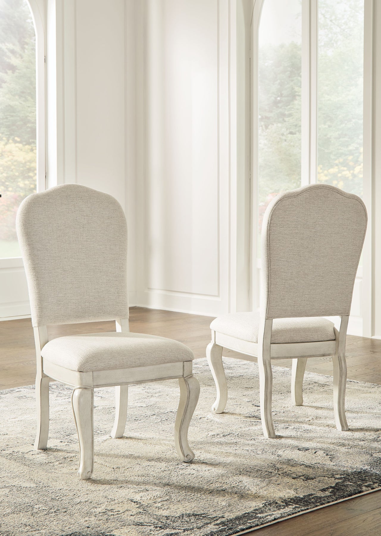 Arlendyne - Antique White - Dining Uph Side Chair (Set of 2) - Tony's Home Furnishings