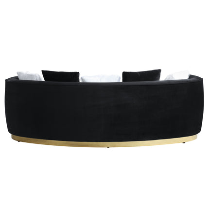 Achelle - Sofa - Black Velvet ACME 