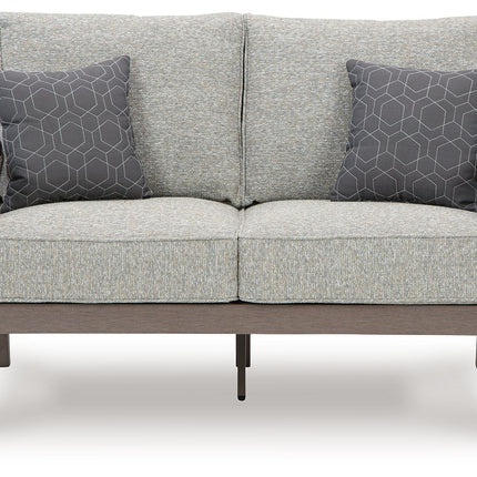 Hillside Barn - Gray / Brown - Loveseat W/Cushion Signature Design by Ashley® 