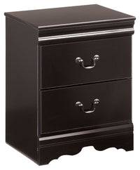 Thumbnail for Huey - Black - Two Drawer Night Stand Ashley Furniture 