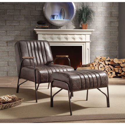 Sarahi - 2Pc Pk Chair & Ottoman ACME 