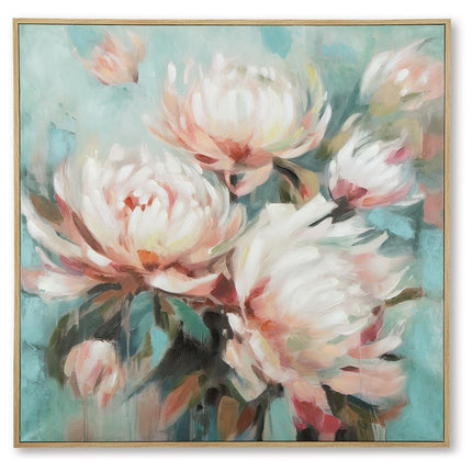 Parryville - Aqua / Pink - Wall Art Signature Design by Ashley® 