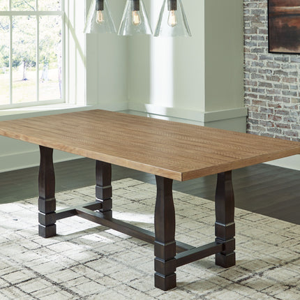 Charterton - Two-tone Brown - Rectangular Dining Room Table Signature Design by Ashley® 