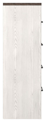 Gerridan - White / Gray - Four Drawer Chest Signature Design by Ashley® 