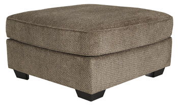 Graftin - Teak - Oversized Accent Ottoman Ashley Furniture 