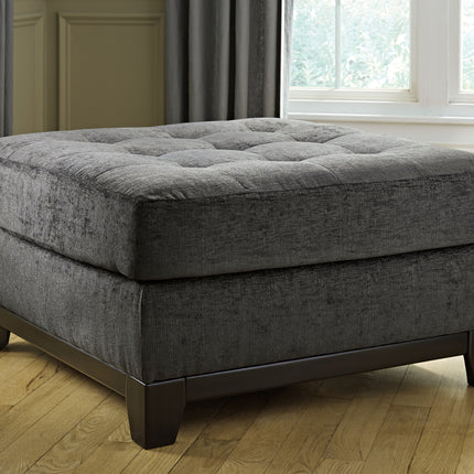 Reidshire - Steel - Oversized Accent Ottoman Ashley Furniture 