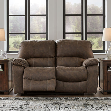 Kilmartin - Chocolate - Reclining Loveseat Signature Design by Ashley® 