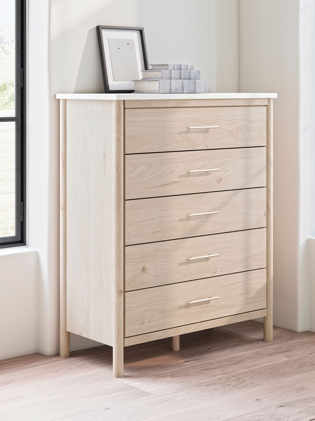 Cadmori - Five Drawer Wide Chest - Tony's Home Furnishings