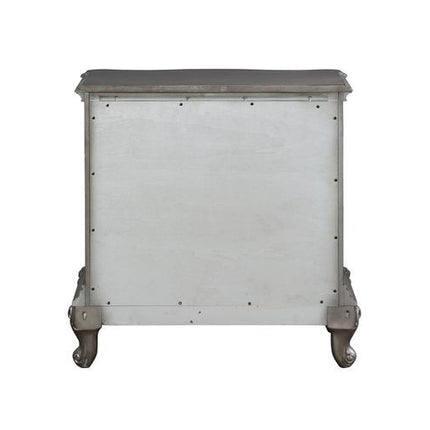 Ausonia - Nightstand - Antique Platinum - Finish ACME 