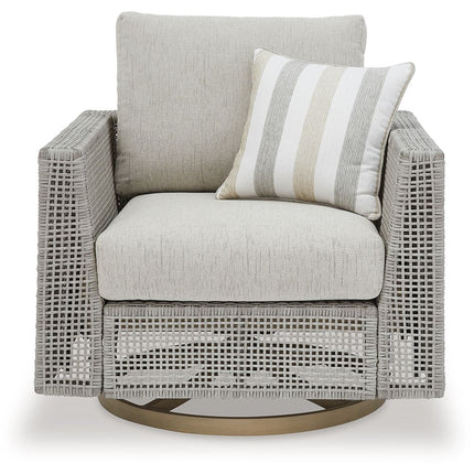 Seton Creek - Gray - Swivel Lounge With Cushion Signature Design by Ashley® 