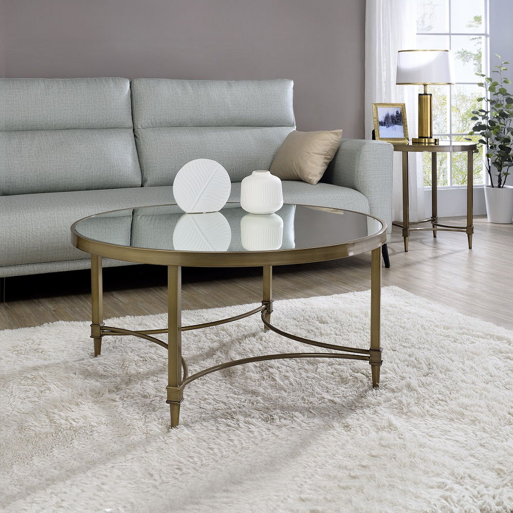 Aditya - Coffee Table - Antique Brass ACME 