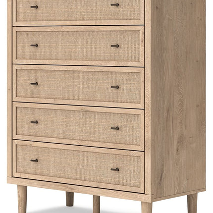 Cielden - Two-tone - Five Drawer Wide Chest Signature Design by Ashley® 