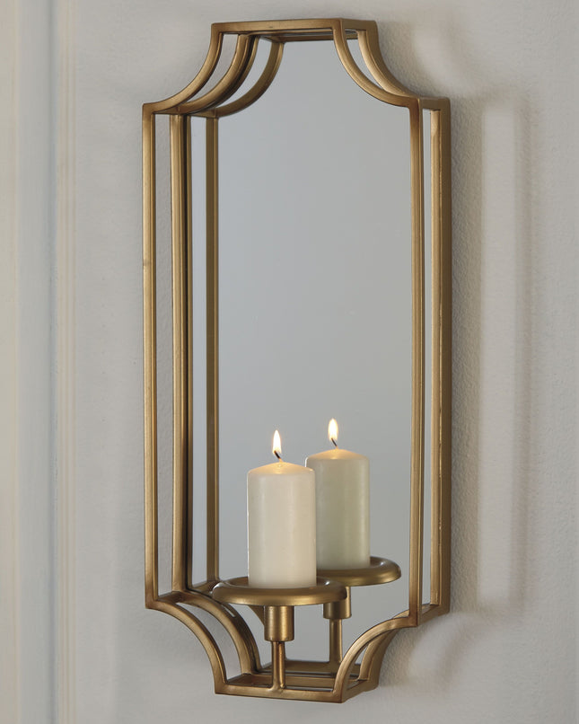 Dumi - Gold Finish - Wall Sconce Ashley Furniture 