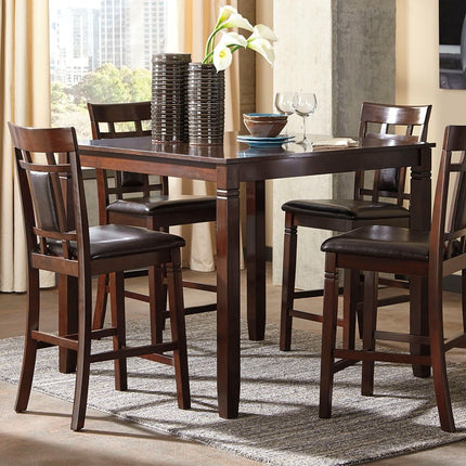 Bennox - Brown - Drm Counter Table Set (Set of 5) Ashley Furniture 