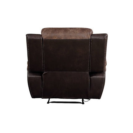 Jaylen - Recliner - Toffee & Espresso Polished Microfiber ACME 