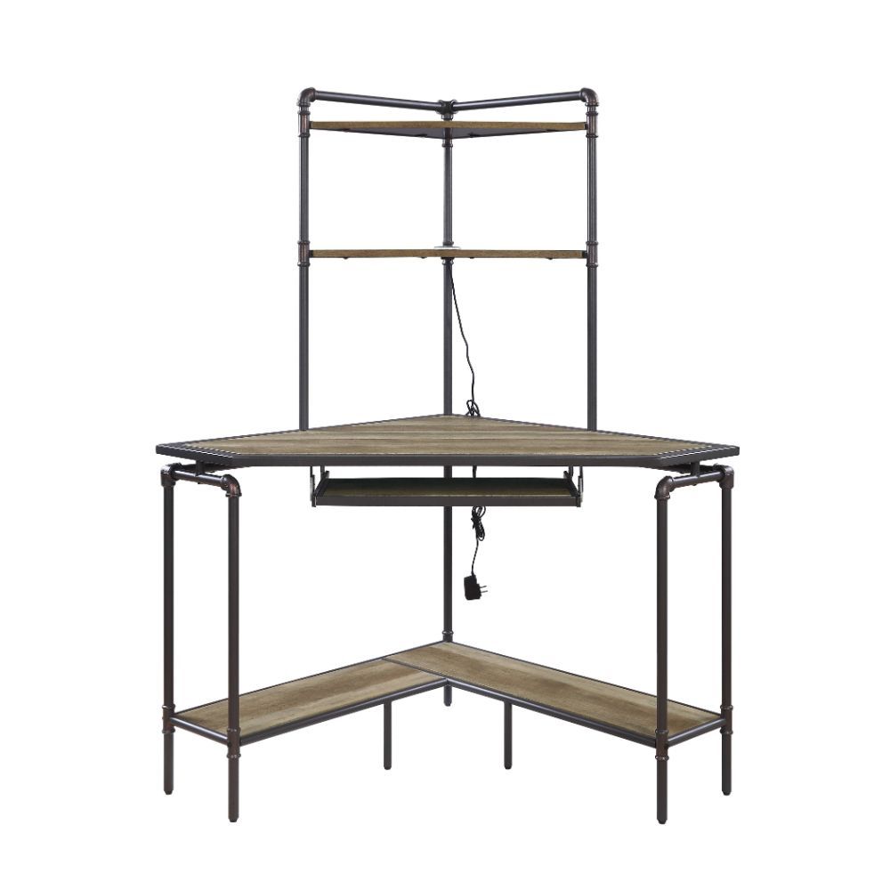 Deliz - Desk - Sand Gray - Tony's Home Furnishings