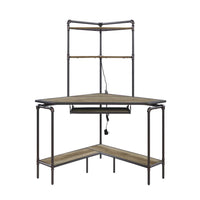 Deliz - Desk - Sand Gray - Tony's Home Furnishings