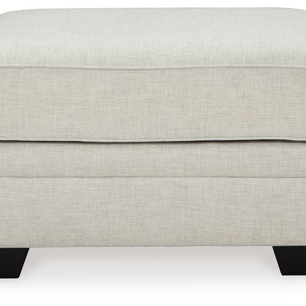 Huntsworth - Dove Gray - Oversized Accent Ottoman Signature Design by Ashley® 