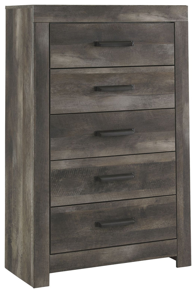 Wynnlow - Gray - Five Drawer Chest Signature Design by Ashley® 