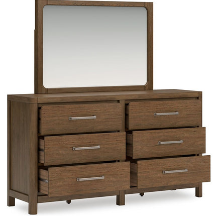 Cabalynn - Light Brown - Dresser And Mirror Signature Design by Ashley® 