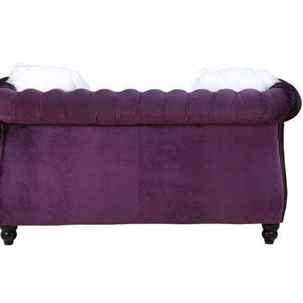 Thotton - Loveseat - Purple Velvet ACME 