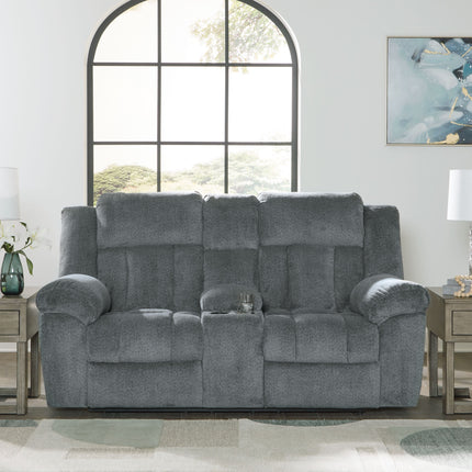 Tip-off - Power Reclining Loveseat With Console / Adj Headrest Signature Design by Ashley® 