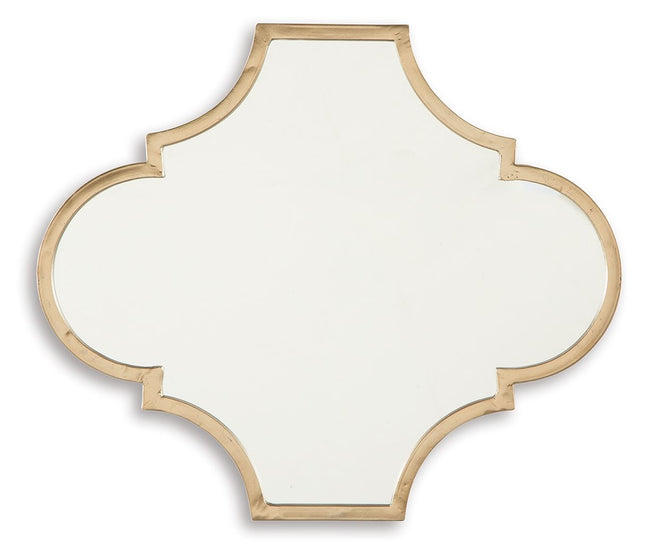 Callie - Gold Finish - Accent Mirror Ashley Furniture 