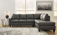 Thumbnail for Valderno - Fog - 2-Piece Sectional With Raf Corner Chaise - Tony's Home Furnishings