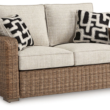 Beachcroft - Beige - Loveseat With Cushion Signature Design by Ashley® 