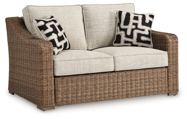 Beachcroft - Beige - Loveseat With Cushion Signature Design by Ashley® 