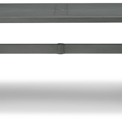 Elite Park - Gray - Rect Dining Table W/Umb Opt Signature Design by Ashley® 