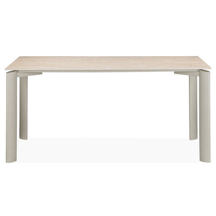 Ingram - Dining Table - Sintered Stone & Light Gray Finish ACME 