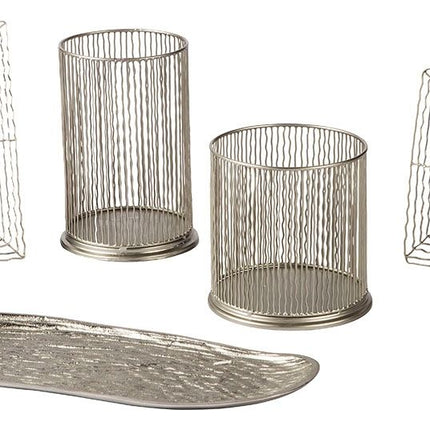 Dympna - Silver Finish - Accessory Set (Set of 5) Ashley Furniture 