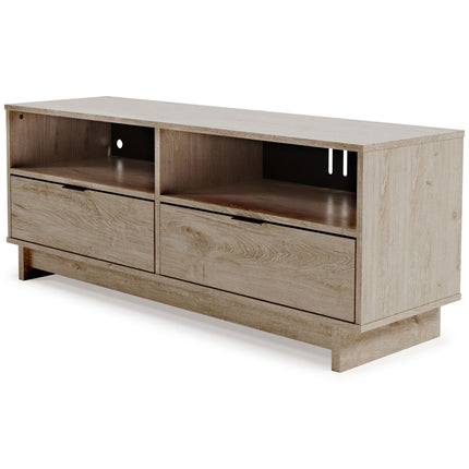 Oliah - Natural - Medium TV Stand Ashley Furniture 