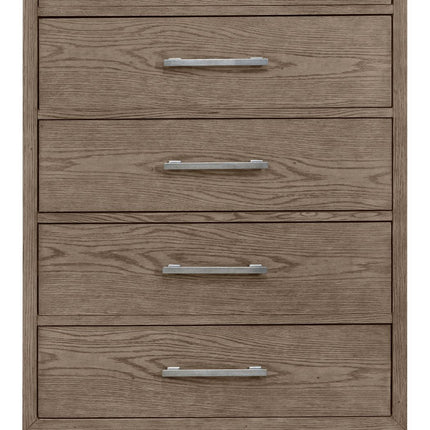 Chrestner - Gray - Five Drawer Chest Signature Design by Ashley® 