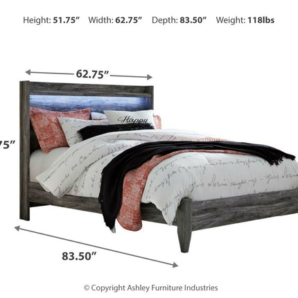 Baystorm - LED Panel Bed Signature Design by Ashley® 