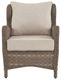 Thumbnail for Clear Ridge - Light Brown - Lounge Chair W/Cushion (Set of 2) Signature Design by Ashley® 