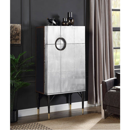 Yoela - Wine Cabinet - Aluminum - Tony's Home Furnishings