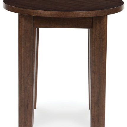 Korestone 2 - Dark Brown - Round End Table Signature Design by Ashley® 